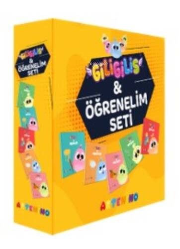 Giligilis ile Öğrenelim Seti;Eğitici Mini Karton Kitap Serisi - 1