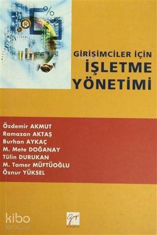 Girişimciler İçin İşletme Yönetimi - 1