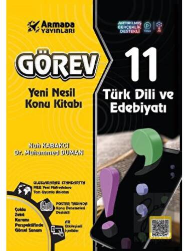 Görev 11. Sınıf Türk Dili ve Edebiyatı Görev Konu Kitabı - 1