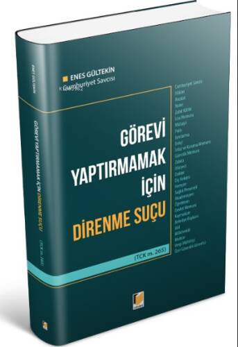 Görevi Yaptırmamak için Direnme Suçu (TCK m. 265) - 1