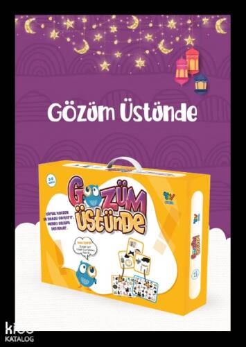 Gözüm Üstünde Etkinlik Seti - 1