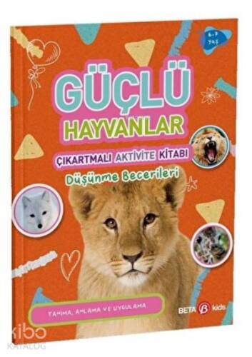 Güçlü Hayvanlar - Çıkartmalı Aktivite Kitabı - 1