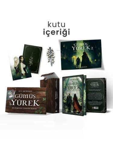 Gümüş Yürek 2: Bilinmeyen Lanetin Kederi (Ciltli Özel Kutulu Set) - 1