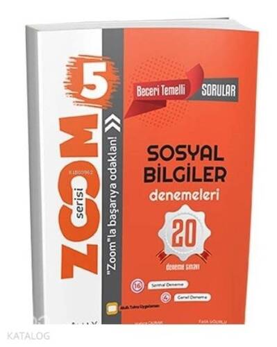 Günay Yayınları 5. Sınıf Zoom Sosyal Bilgiler 20 li Deneme Sınavı Günay - 1