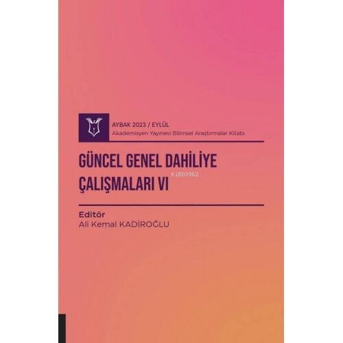 Güncel Genel Dahiliye Çalışmaları VI ( Aybak 2023 Eylül ) - 1