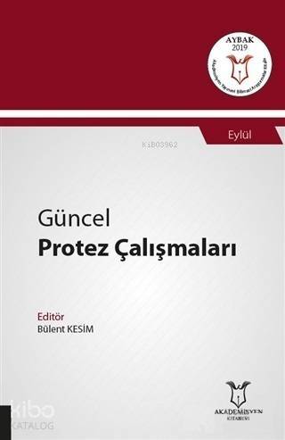 Güncel Protez Çalışmaları - Eylül - 1