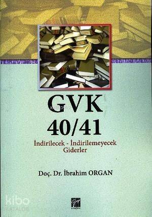 GVK40/41 İndirilecek - iİdirilemeyecek Giderler - 1