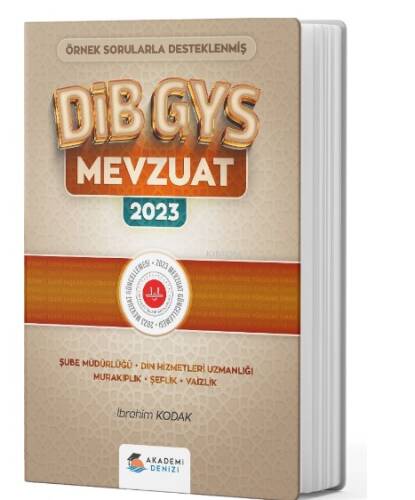 GYS DİB Mevzuat Şube Müdürlüğü - 1