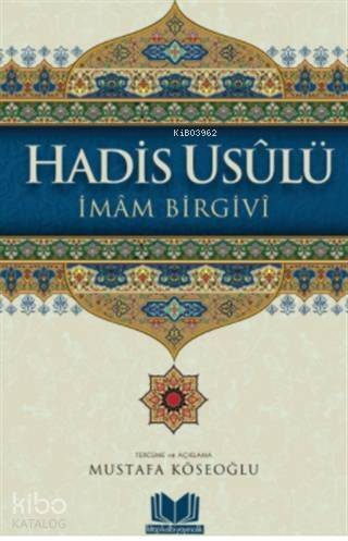 Hadis Usülü - 1