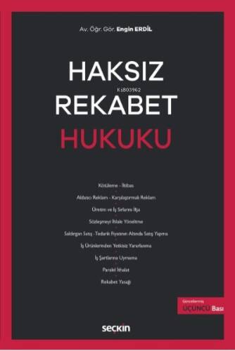 Haksız Rekabet Hukuku - 1