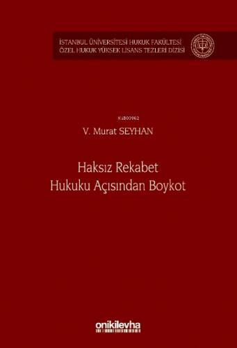 Haksız Rekabet Hukuku Açısından Boykot - 1