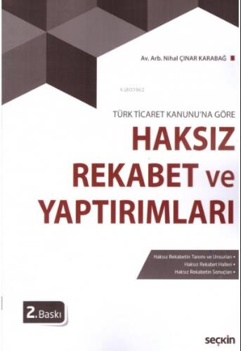 Haksız Rekabet ve Yaptırımları - 1