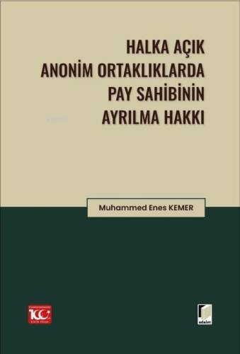 Halka Açık Anonim Ortaklıklarda Pay Sahibinin Ayrılma Hakkı - 1