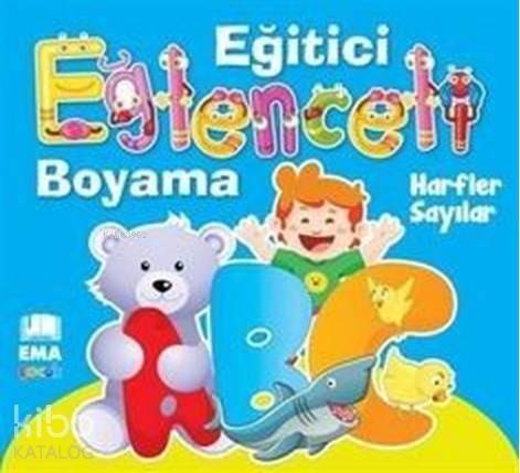 Harfler Sayılar - Eğlenceli Eğitici Boyama - 1