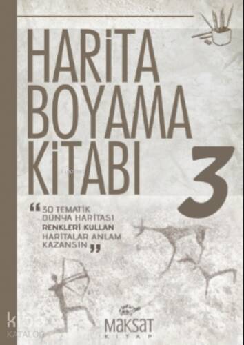 Harita Boyama Kitabı - Dünya 3 - 1