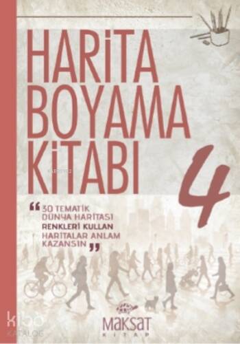 Harita Boyama Kitabı - Dünya 4 - 1