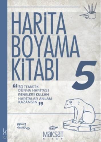 Harita Boyama Kitabı - Dünya 5 - 1