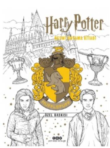 Harry Potter Filmlerinden Resmi Boyama Kitabı – Hufflepuff Özel Baskısı - 1