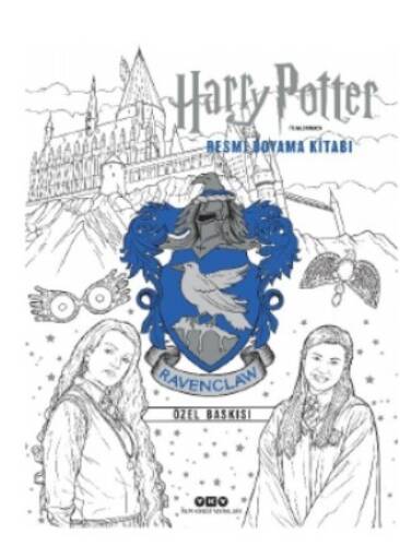 Harry Potter Filmlerinden Resmi Boyama Kitabı – Ravenclaw Özel Baskısı - 1