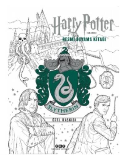 Harry Potter Filmlerinden Resmi Boyama Kitabı – Slytherin Özel Baskısı - 1