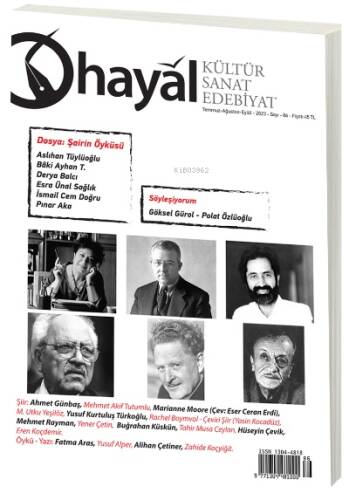 Hayal Kültür Sanat Edebiyat Dergisi Sayı 86 - 1