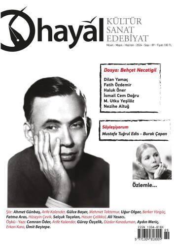 Hayal Kültür Sanat Edebiyat Dergisi Sayı 89 - 1