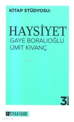 Haysiyet;Kitap Stüdyosu: - 1