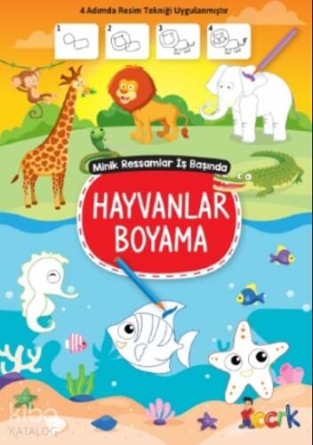 Hayvalar Boyama;Minik Ressam İş Başında - 1