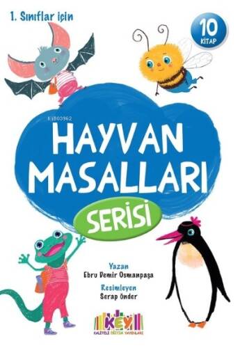 Hayvan Masalları Serisi (10 Kitap+HDS) (Her Biri 24 Sayfa) - 1