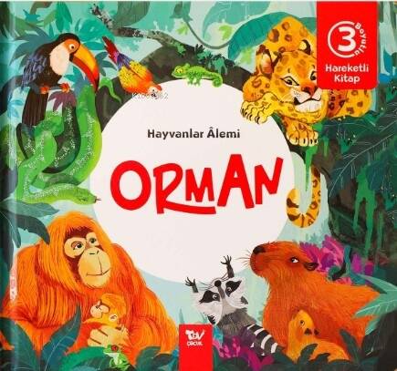 Hayvanlar Alemi Orman;Hareketli Kitap 3d - 1