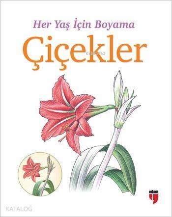 Her Yaş İçin Boyama - Çiçekler - 1