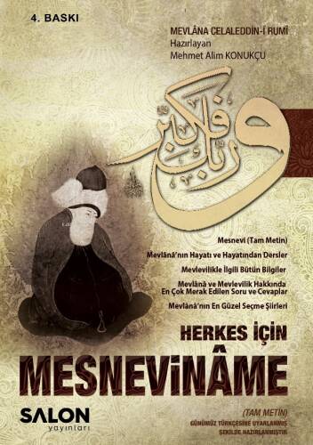 Herkes İçin Mesneviname (Tam Metin); Günümüz Türkçesine Uyarlanmış Şekilde Hazırlanmıştır - 1