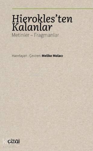 Hierokles'ten Kalanlar (Metinler - Fragmanlar) - 1