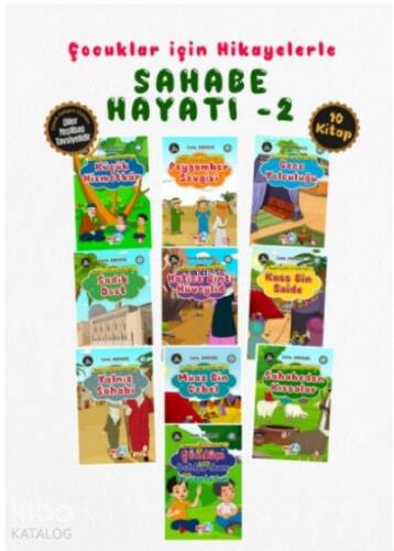 Hikayelerle Çocuklar İçin Sahabe Hayatı Set 10 Kitap - 1