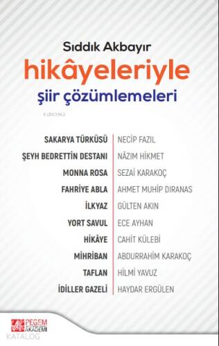 Hikâyeleriyle Şiir Çözümlemeleri - 1