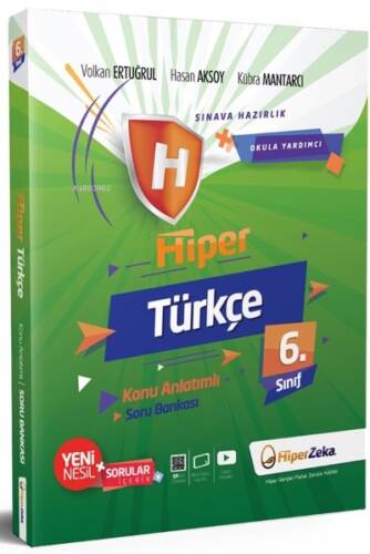 Hiper Zeka 6. Sınıf Hiper Türkçe Konu Anlatımlı & Soru Bankası - 1