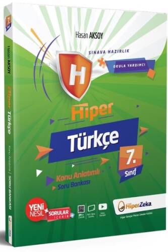 Hiper Zeka 7. Sınıf Hiper Türkçe Konu Anlatımlı & Soru Bankası - 1