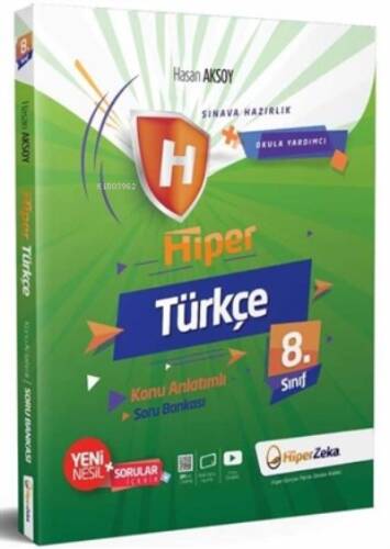 Hiper Zeka 8. Sınıf Hiper Türkçe Konu Anlatımlı & Soru Bankası - 1