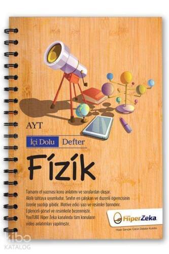 Hiper Zeka Yayınları AYT Fizik İçi Dolu Defter Hiper Zeka - 1