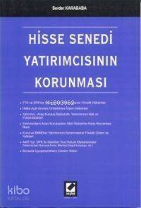 Hisse Senedi Yatırımcısının Korunması - 1