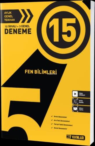 HIZ Fen Bilimleri 15 li Deneme - 1