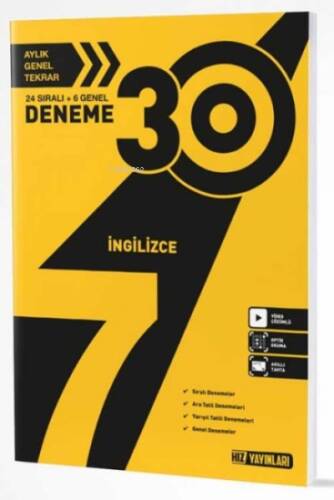 HIZ İngilizce 30 lu Deneme - 1