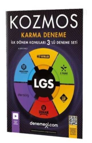 HIZ Tüm Dersler Kozmos Lgs Karma 3 lü İlk Dön. Deneme - 1