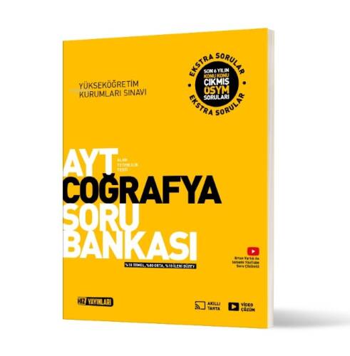 Hız Yayınları AYT Coğrafya Soru Bankası - 1