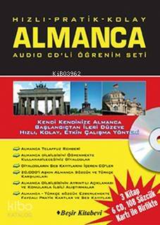 Hızlı & Pratik & Kolay Almanca Öğrenim Seti (2 Kitap, 6 Cd, 119 Sözcük Kartı) - 1