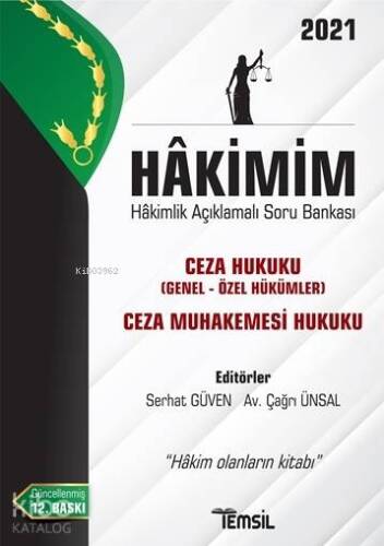 Hâkimim - Hakimlik Açıklamalı Soru Bankası; Ceza Hukuku (Genel-Hükümler - Özel Hükümler) Ceza Muhakemesi Hukuku - 1