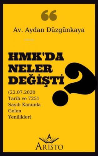 HMK'da Neler Değişti? - 1