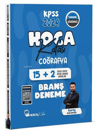 Hoca Kafası 2024 KPSS Coğrafya 15+2 Deneme Çözümlü - Koray Karameşe Kafası Yayınları - 1