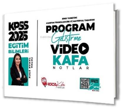 Hoca Kafası 2025 KPSS Eğitim Bilimleri Program Geliştirme Video Kafa Notlar - 1