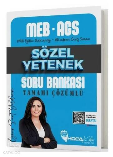 Hoca Kafası Yayınları 2025 MEB-AGS Sözel Yetenek Soru Bankası Çözümlü - Öznur Saat Yıldırım - 1